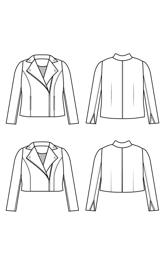 Canton Moto Jacket (sizes 12 - 32)