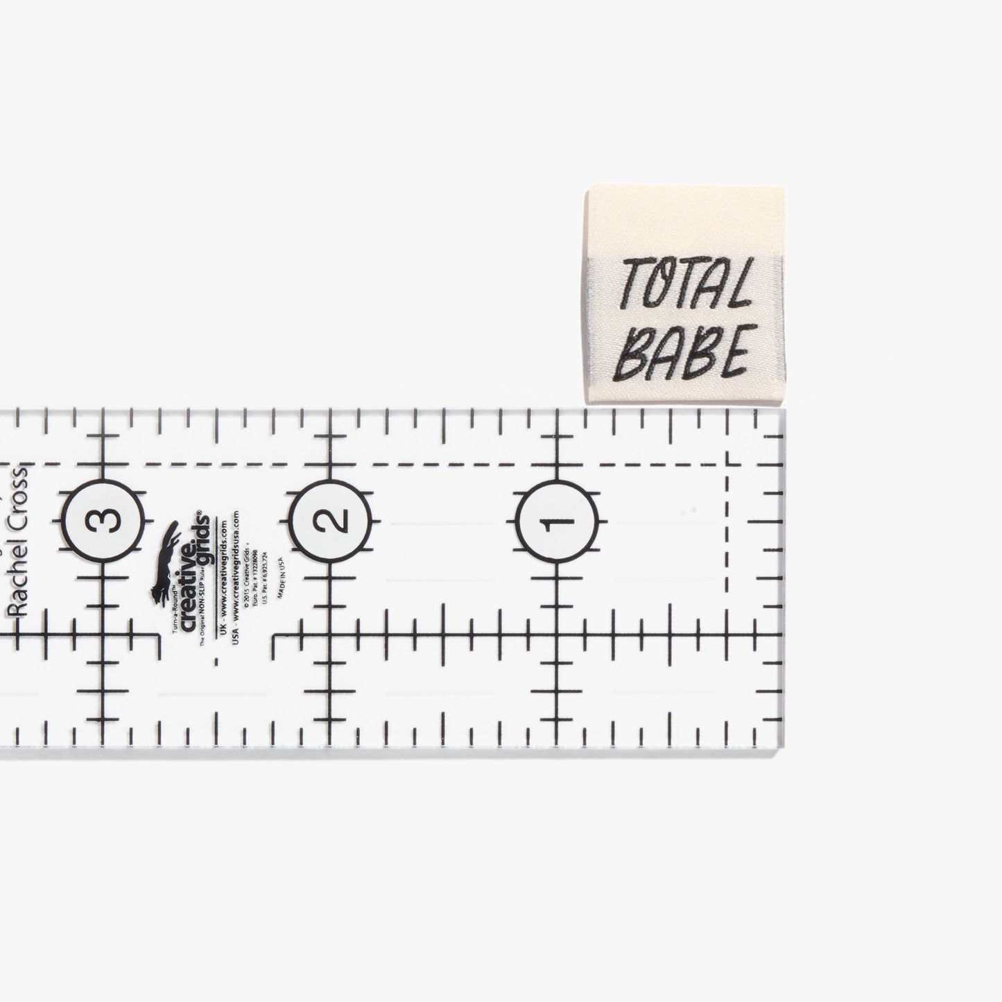 'Total Babe' woven labels 10 pack