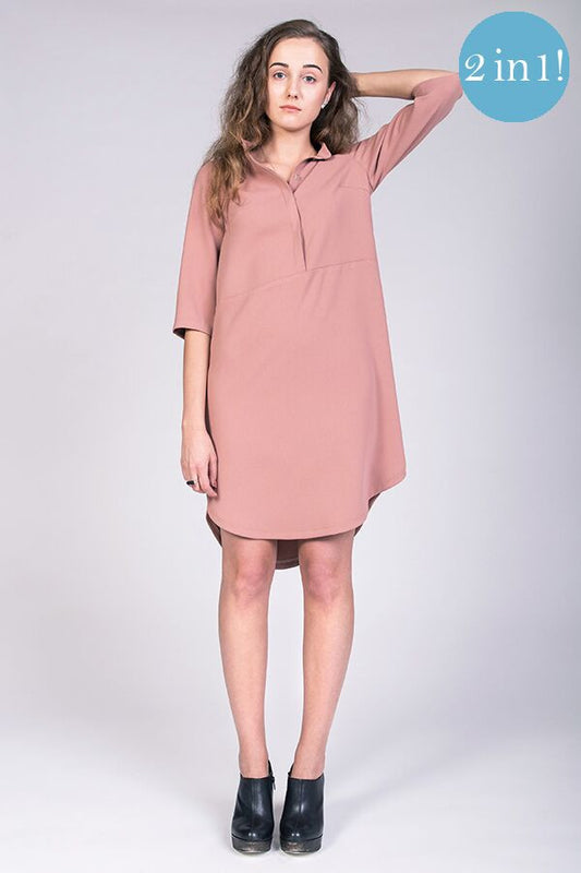 Helmi Trench Blouse & Tunic Dress