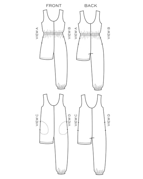 Nova Jumpsuit (sizes 14 - 30)